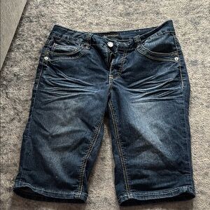 Casual Blue Denim Shorts